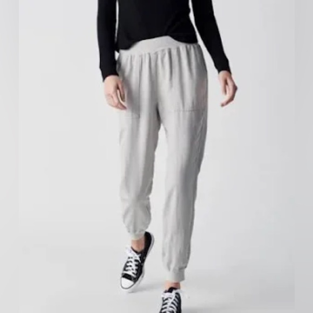 Faherty | Arlie Day Jogger | Grey | Pull On | Cuffed | S